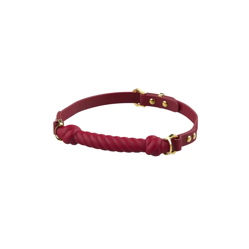 UPKO - GAG BALL A FORMA DI NODO ROSSO