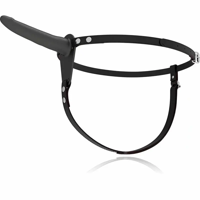 Vibrating Penetrix Silicone Strap-On 15 cm - Nero, ricaricabile, 10 modalità di vibrazione
