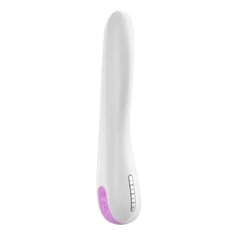 Vibratore Design OVO F6 - Bianco/Rosa