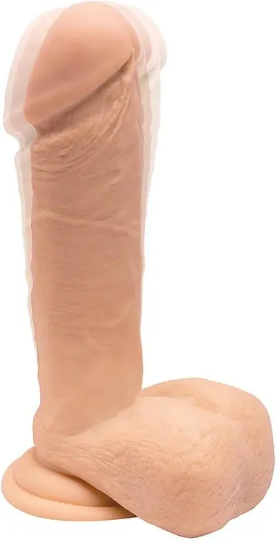 Vibratore realistico 19 cm rotante