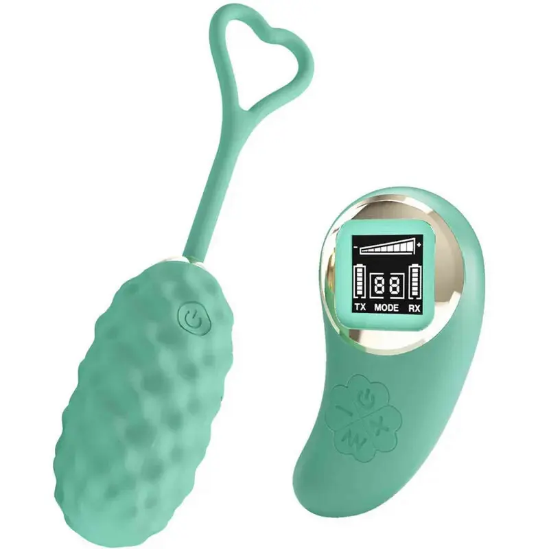 Vivian Ovetto Vibrante con Texture Extra Stimolante e Comando Wireless con Schermo LCD