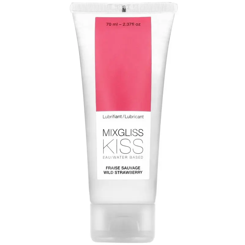 Water-based strawberry lubricant | 70 ml | MIXGLISS