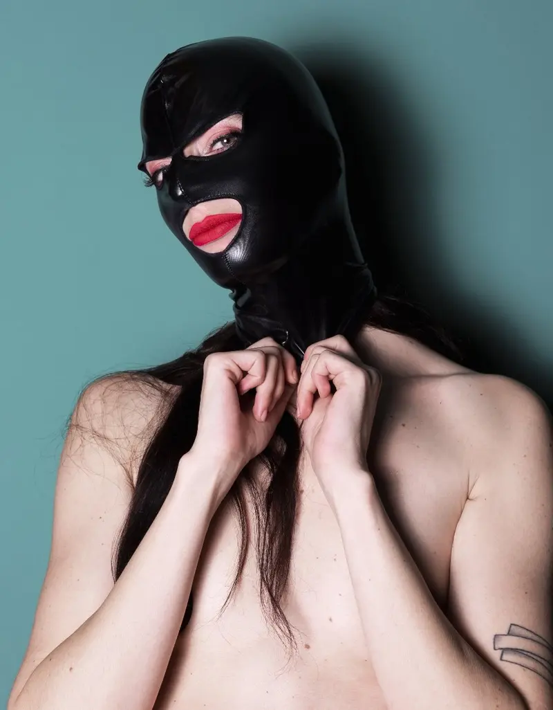 WET LOOK MASK BY BAD KITTY