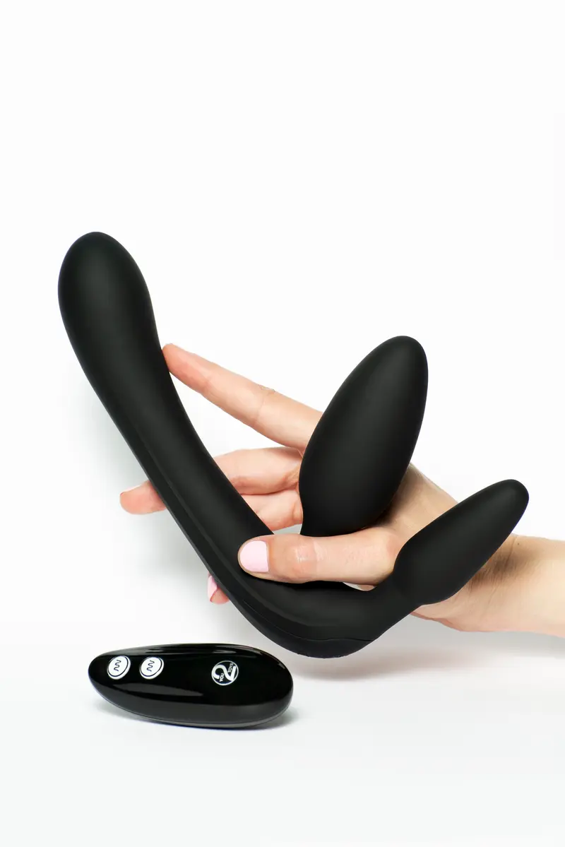 YOU2TOYS TRIPLE TEASER VIBRATING STRAPLESS STRAP-ON