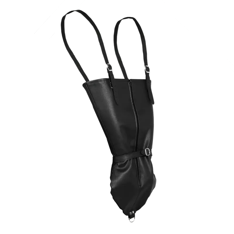 Zip-up Full Sleeve Arm Restraint - Black